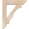 Ekena Millwork Balboa Slat Smooth Bracket w/ Offset Brace, Douglas Fir, 7 1/2"W x 32"D x 38"H BKT0806X32X38BOA06SDF - alternate 2